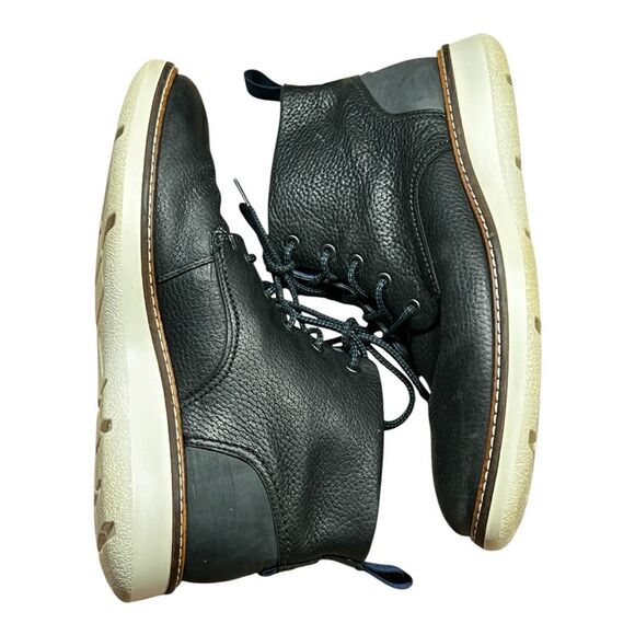 Ecco men’s EU 41 Aurora Derby Hybrid Style Boot in Navy Comfort pebbled leather main image 5